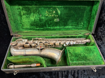 Vintage Silver Plated C.G. Conn C-Melody Saxophone, Serial #99544